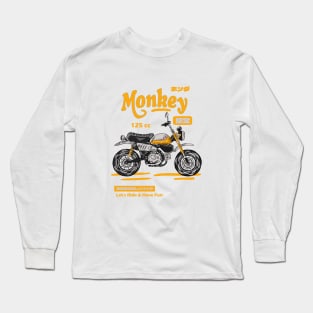 Honda Monkey - Yellow Long Sleeve T-Shirt